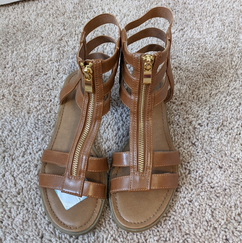 Cognac Sandals